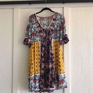 Anthropologie babydoll Dress by Lilka